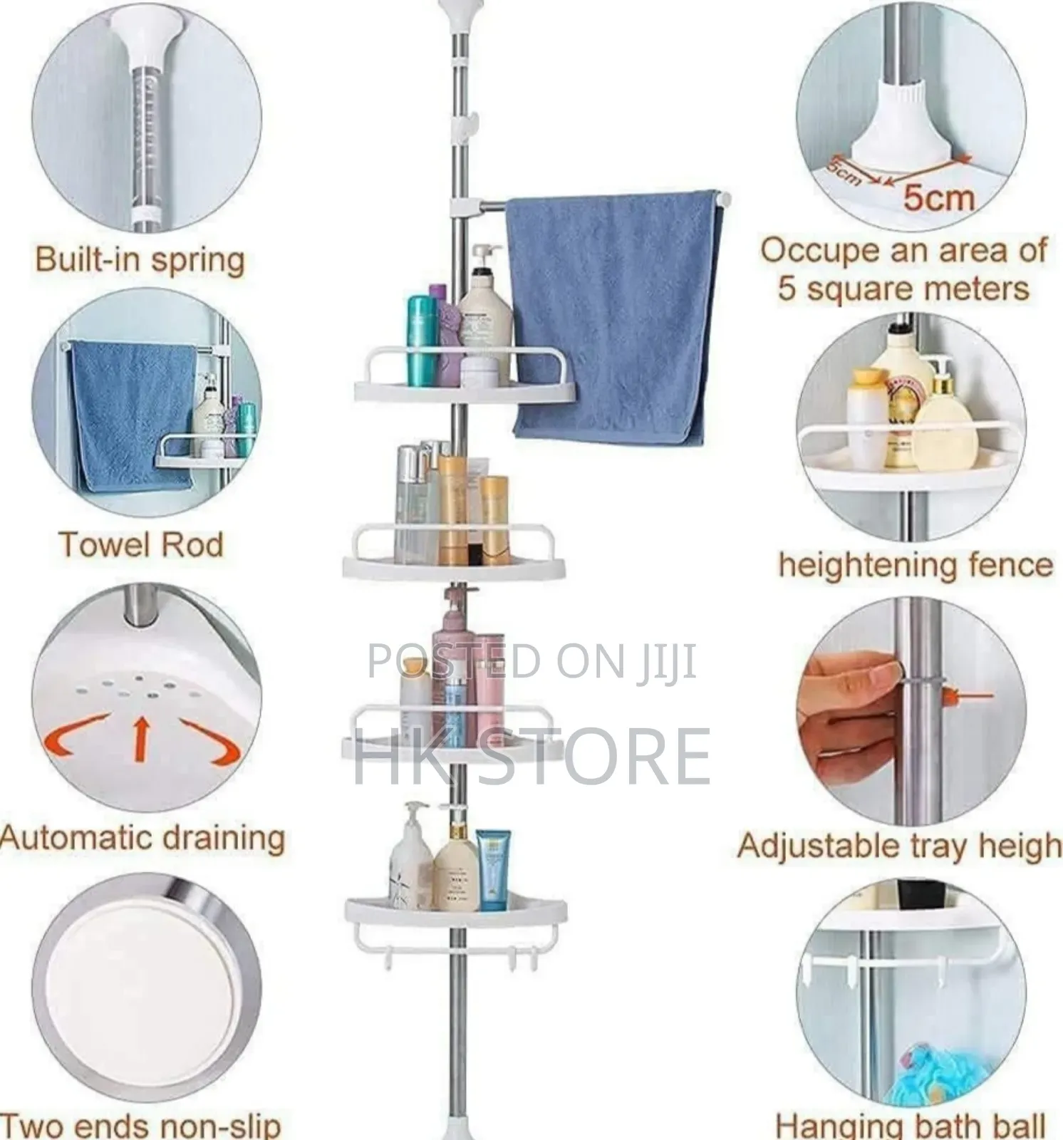Premium Bathroom Storage Rack