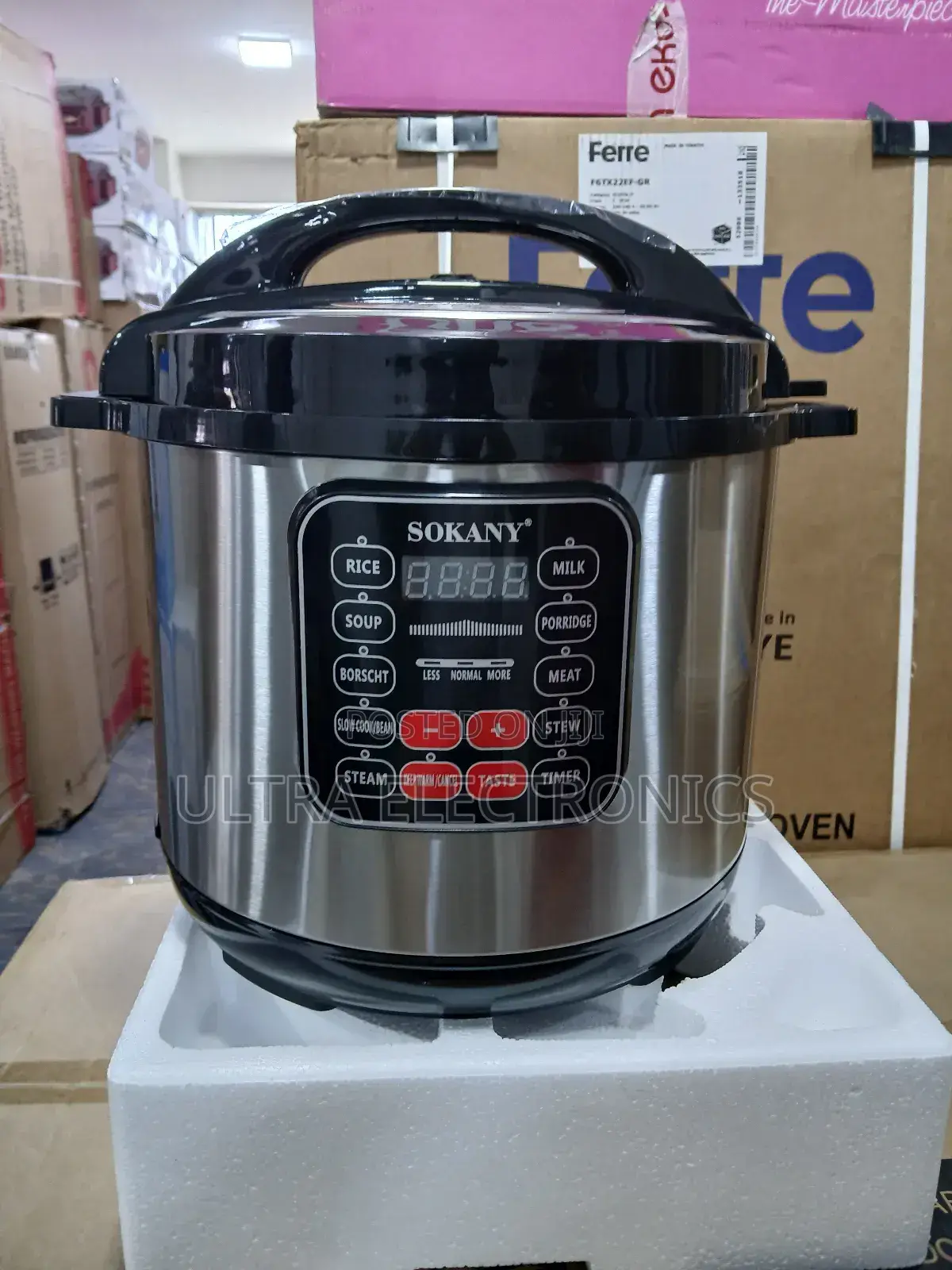 Pressure Cooker Sokany 13l Electric Pressure Cooker (Model Sk-2404).