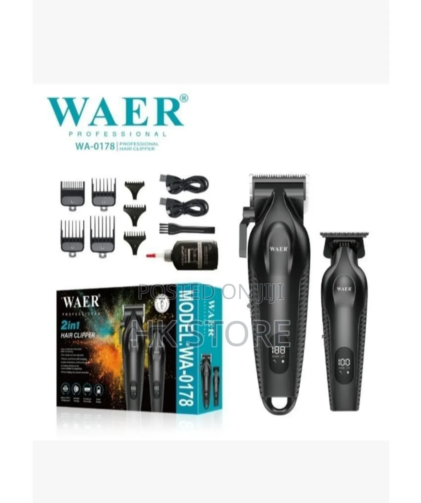 Waer Professional 2 in 1 Hair Clipper