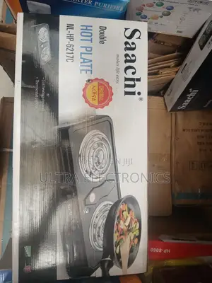 Stove Saachi Nl-Hp-6217c Double Hot Plate With 2000w of Power.