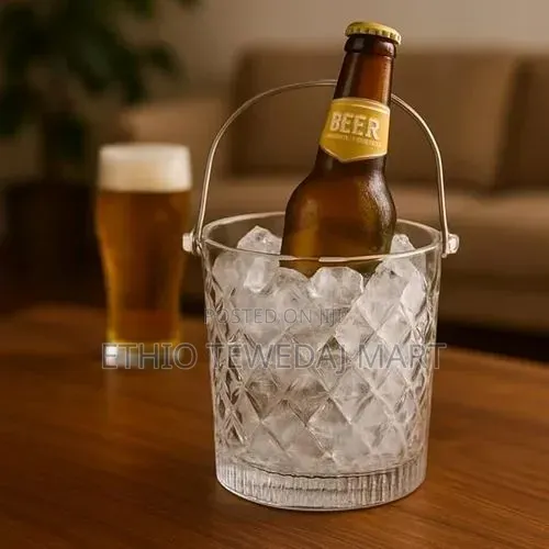 Glass Ice Bucket Tongs - 900ml