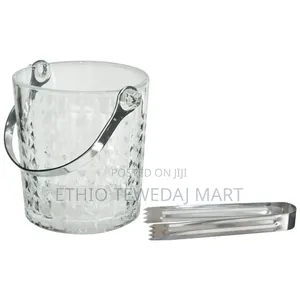 Glass Ice Bucket Tongs - 900ml