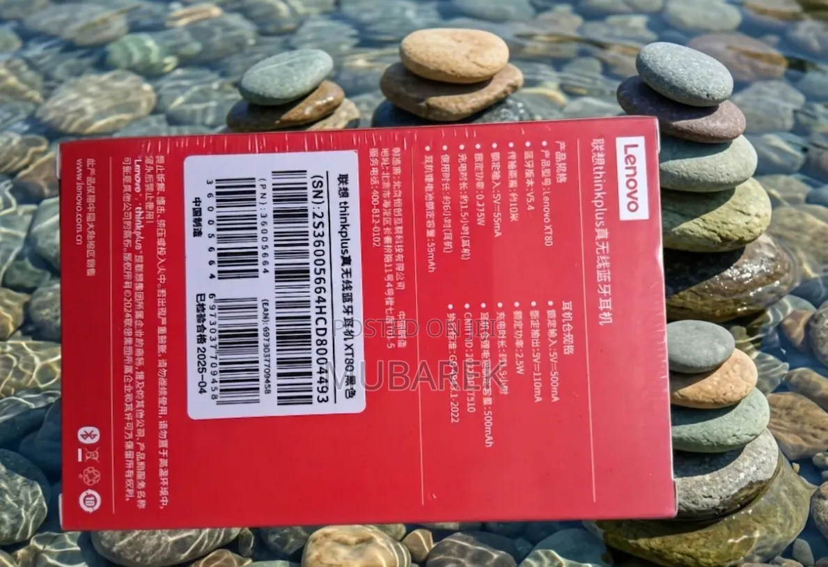 Limited Stock: Lenovo Thinkplus Waterproof Wireless Earphones
