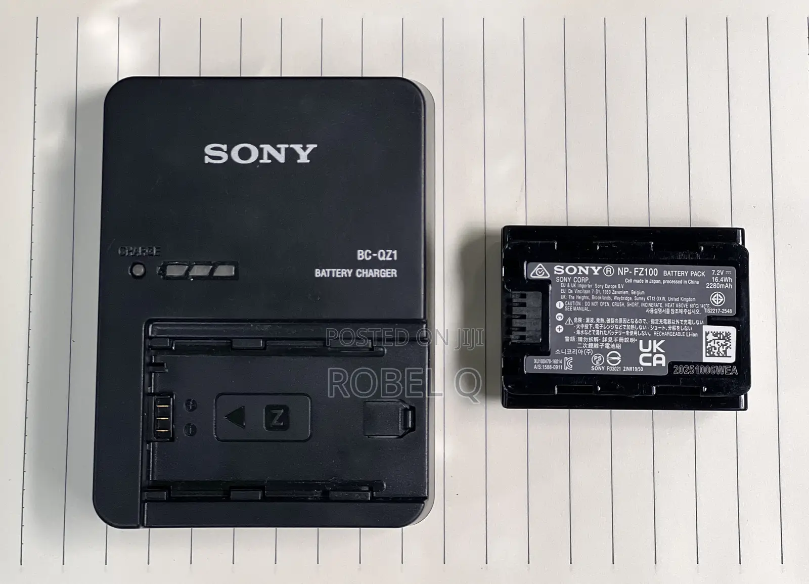Sony Alpha 7 Mark 4/3 Battery and Charger