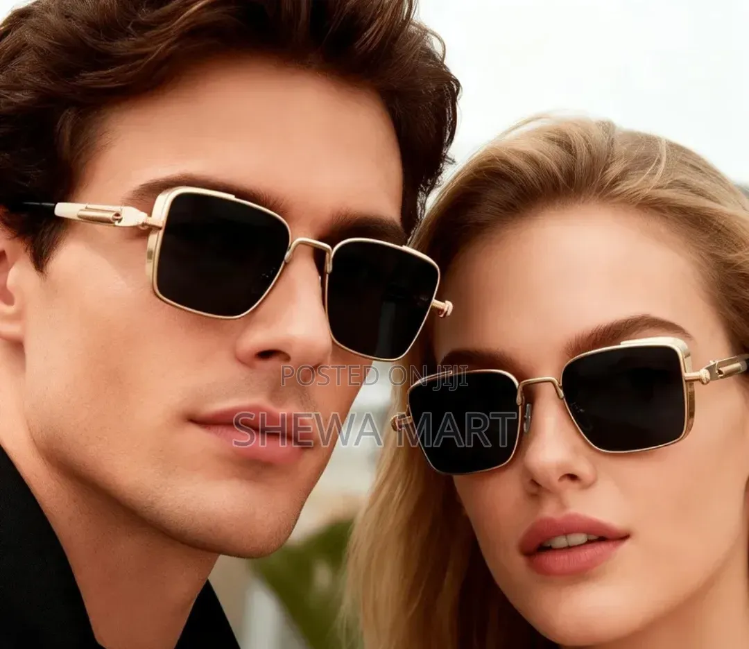 Metal Frame Fashion Glasses for Men and Women, Suitable for Events