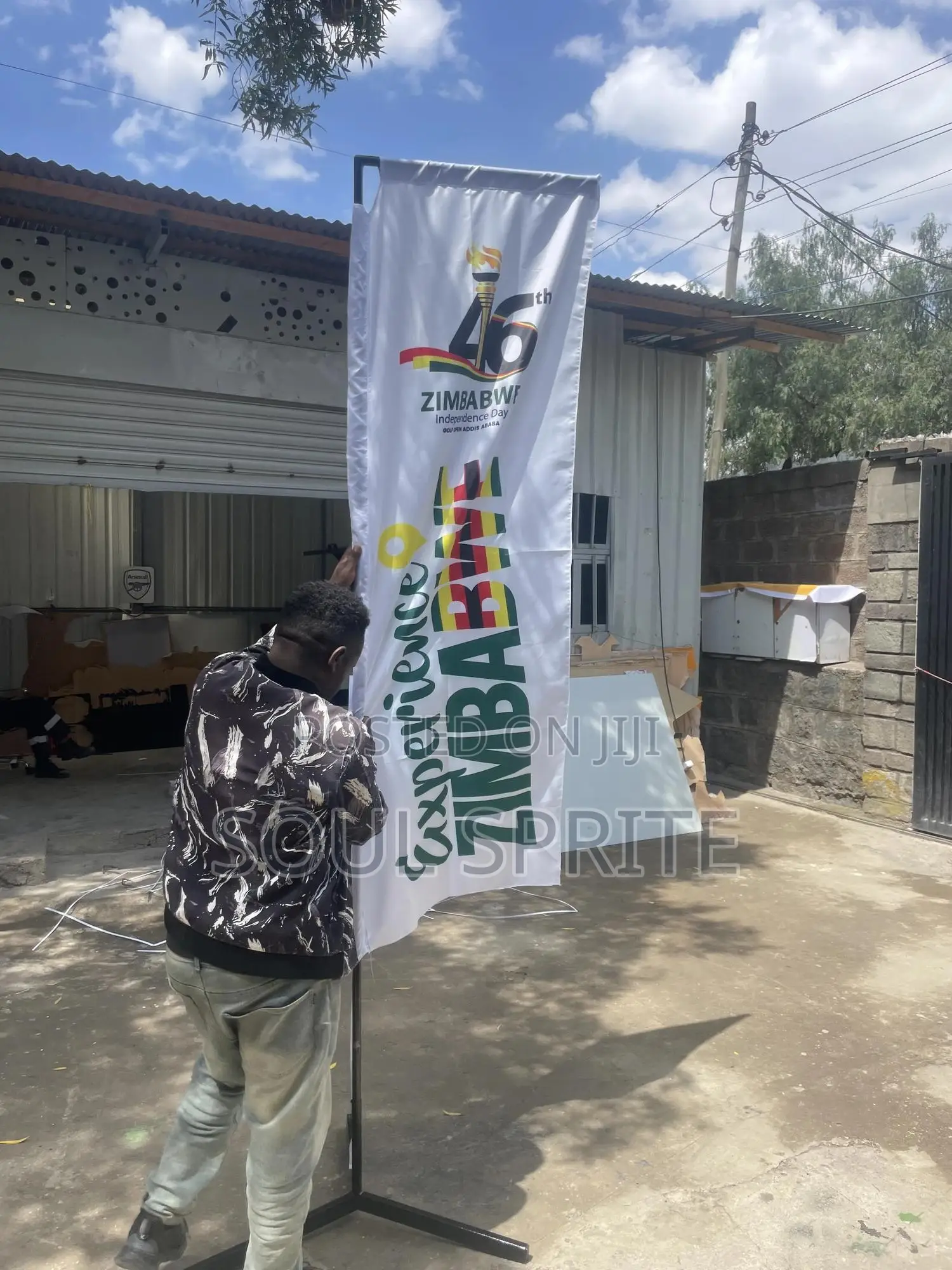 Tear Drop and Telescopic Flag Prints