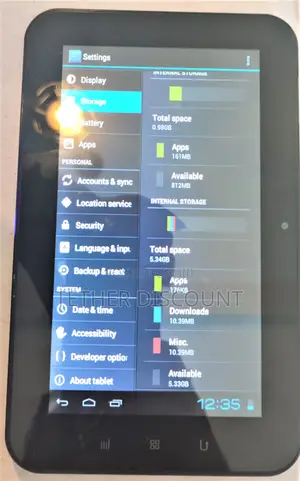 Tablet 8 GB Black