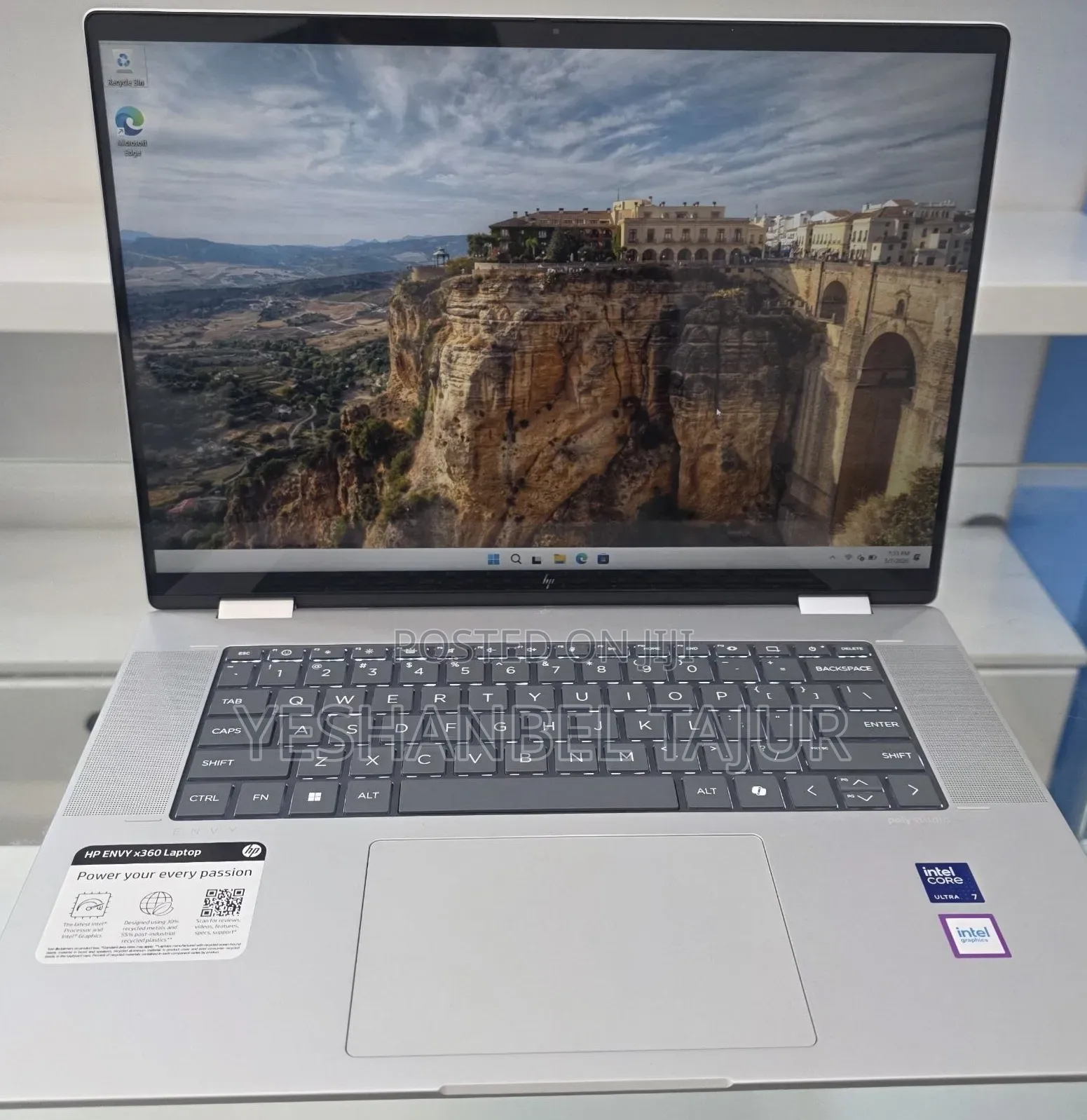 New Laptop HP Envy X360 16GB Intel Core 7 SSD 1T