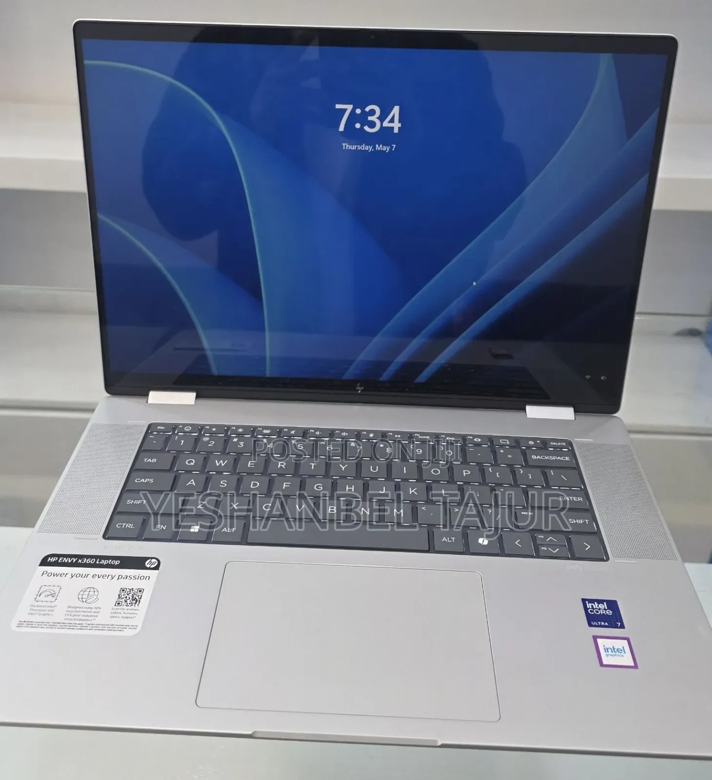 New Laptop HP Envy X360 16GB Intel Core 7 SSD 1T