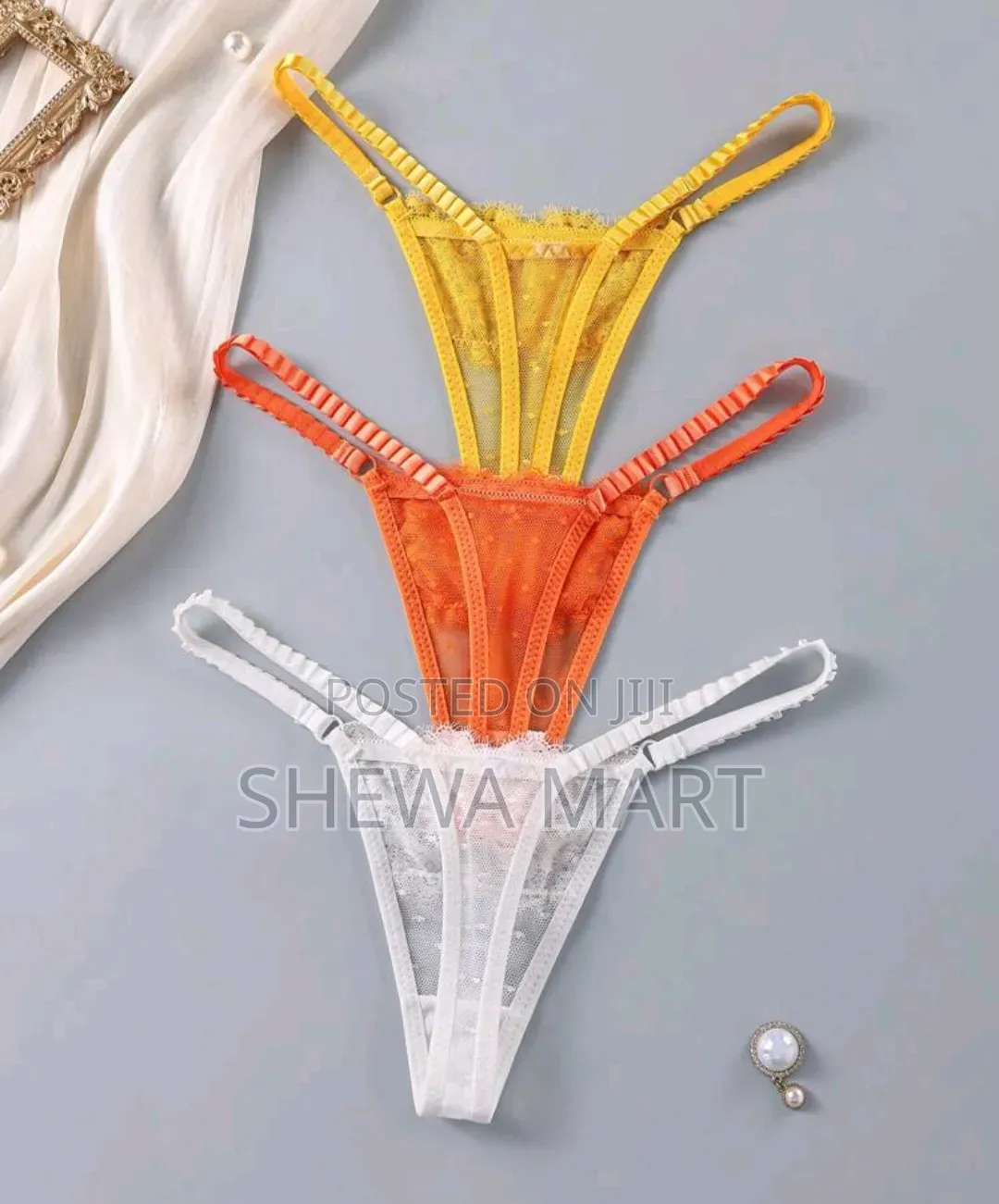 Valentine's Day Women G-String French Lace