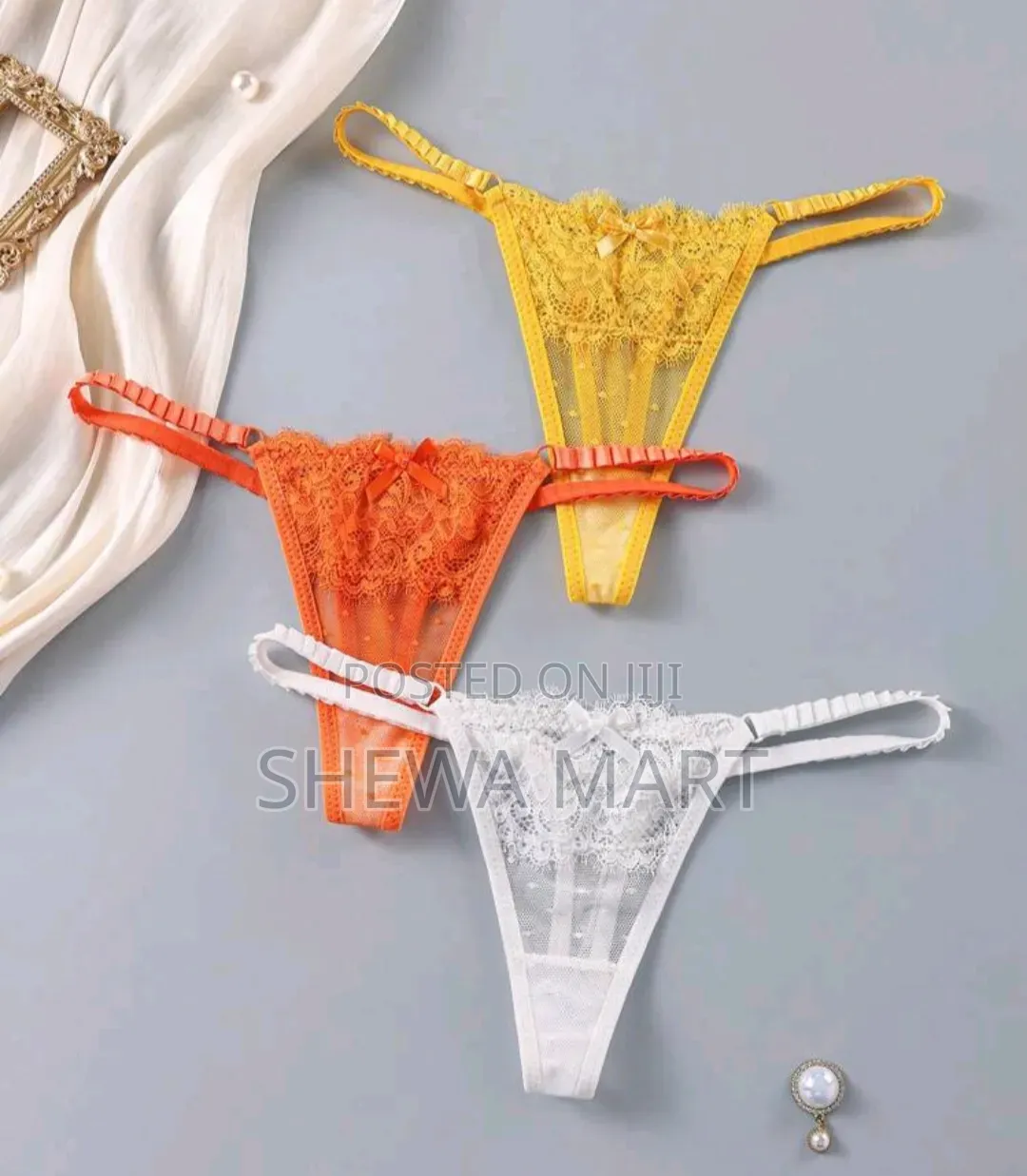 Valentine's Day Women G-String French Lace