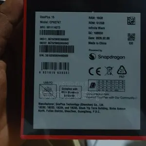 New OnePlus 15 512 GB Black