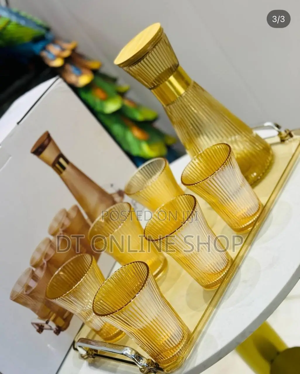 8 Pieces Glass Drinking Set