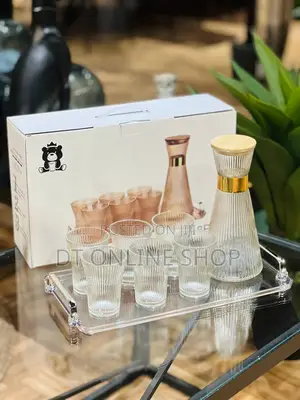 8 Pieces Glass Drinking Set