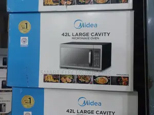 Midea 42-Liter Microwave Oven With a Grill Function.