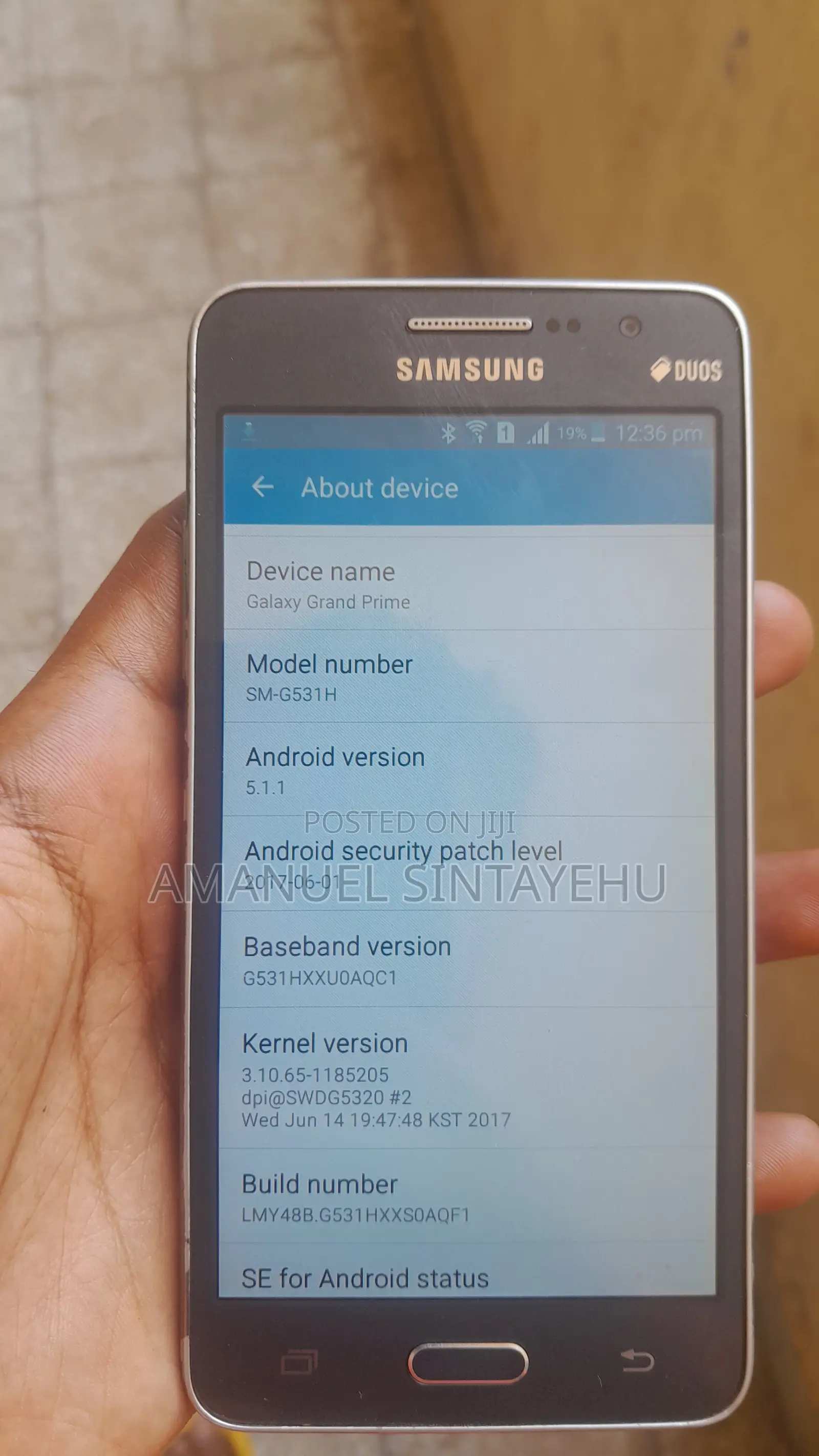 Samsung Galaxy Grand Prime 8 GB Gray