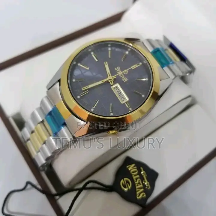 Sveston Standard Fashionable Watch for Men(Set of 2)