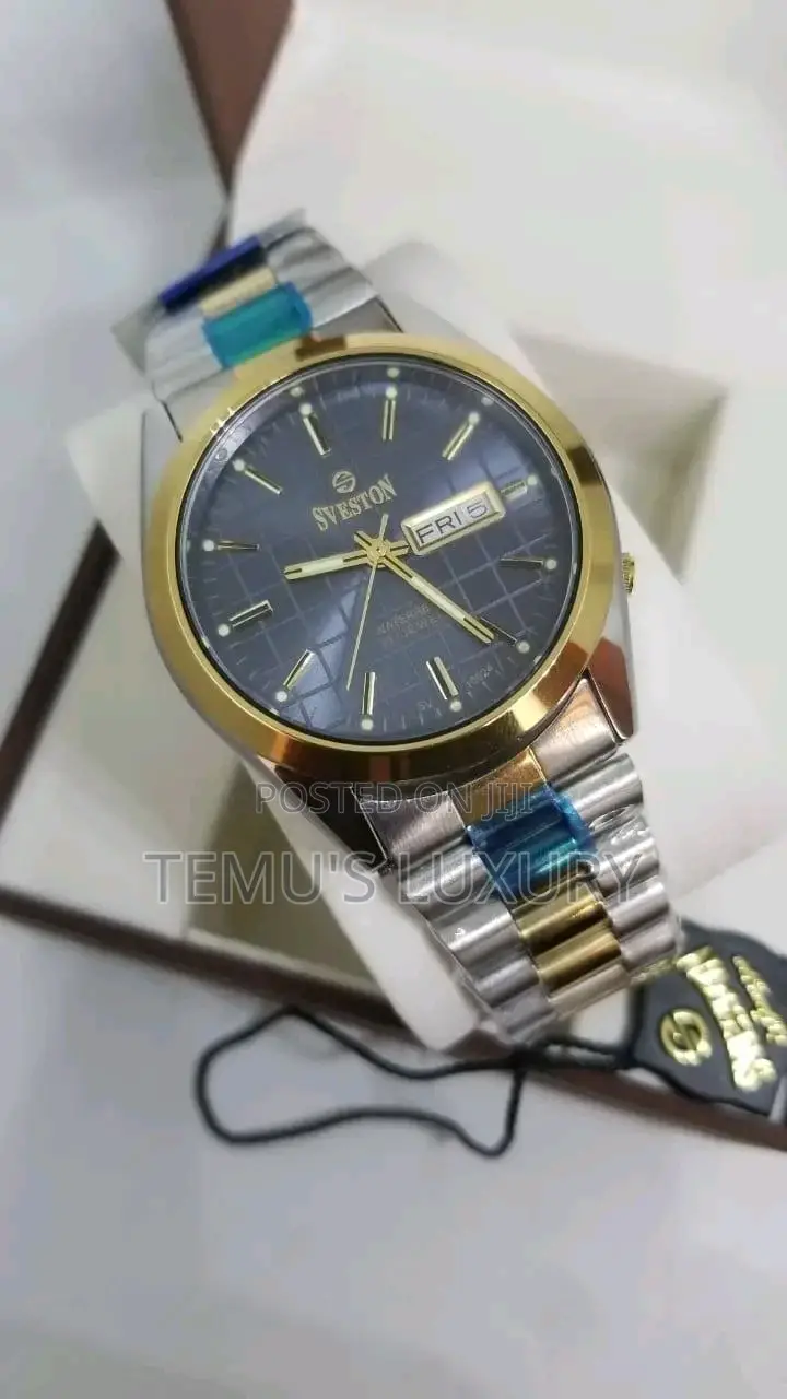 Sveston Standard Fashionable Watch for Men(Set of 2)