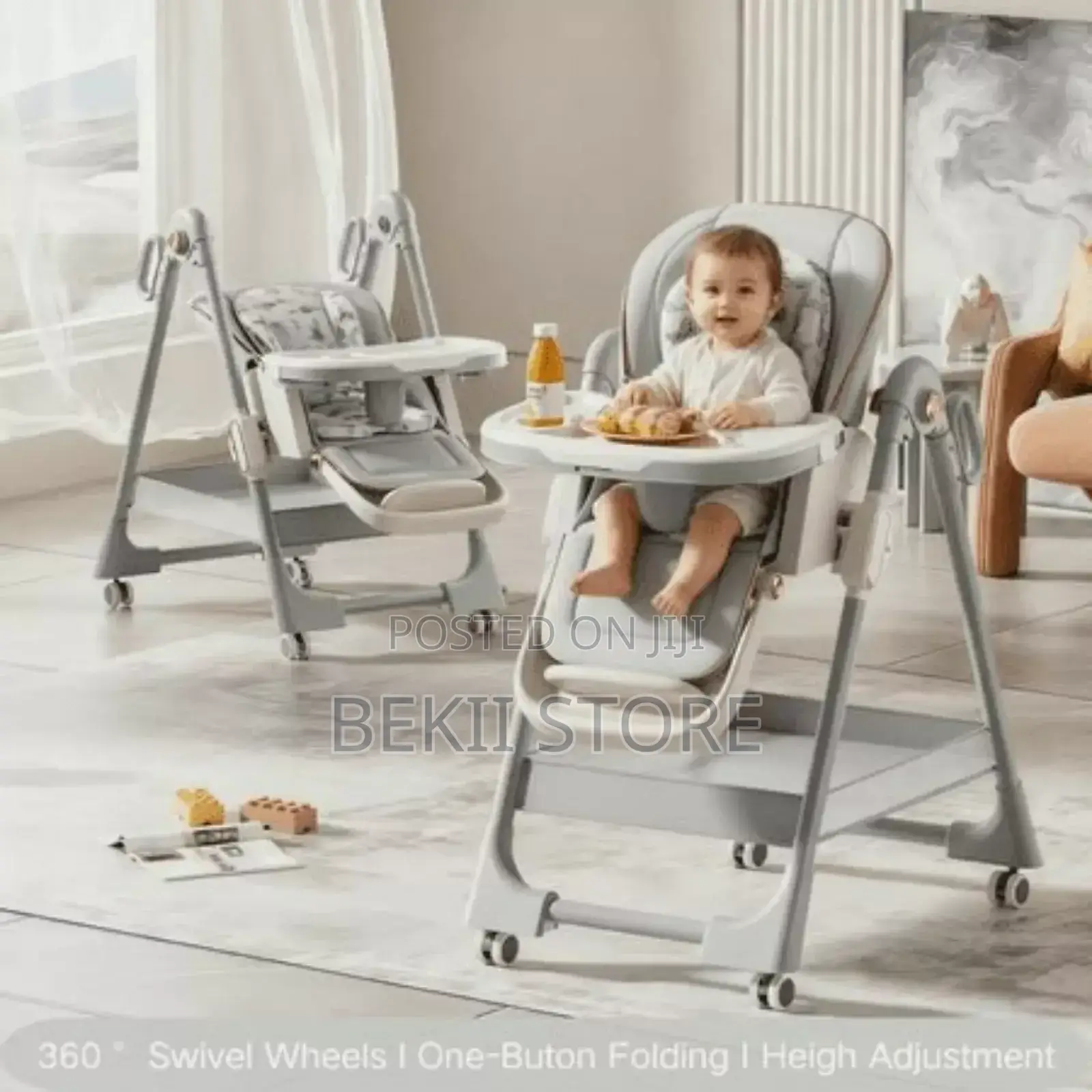 5 in 1 High Chair and Multifunction ባለ ብዙ ጥቅም የሆነ ሁለገብ የሕፃናት ወንበር
