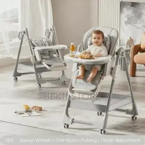 5 in 1 High Chair and Multifunction ባለ ብዙ ጥቅም የሆነ ሁለገብ የሕፃናት ወንበር