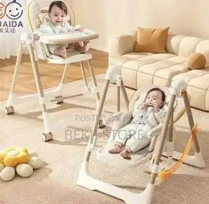 5 in 1 High Chair and Multifunction ባለ ብዙ ጥቅም የሆነ ሁለገብ የሕፃናት ወንበር