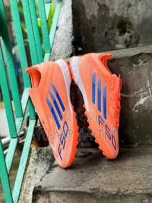 Adidas F50 Tf 'Laceup' 'Ll' "Orange/Blue" Football Cleat Taketa Shoes