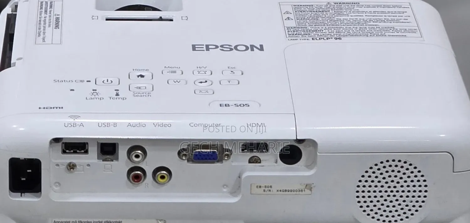 Epson Projector Model Name: Eb-S05 With Bag Hardw2