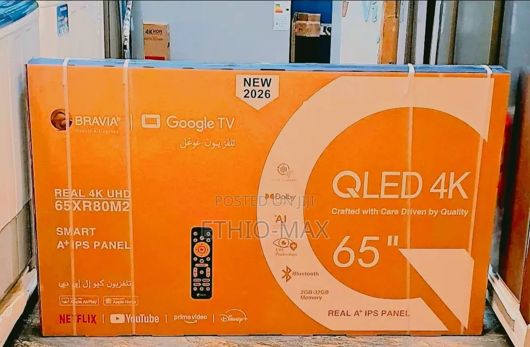 Bravia 65” Smart Google Tv – Qled | 2026 New Model