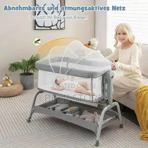 Baby Bedside Crib የሕፃናት አልጋ