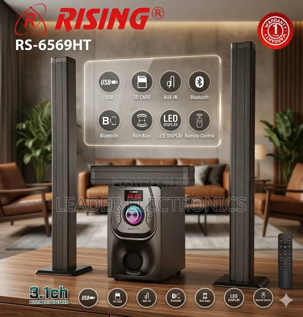 Rizing 3.1ch Multimedia Home Theater Speaker