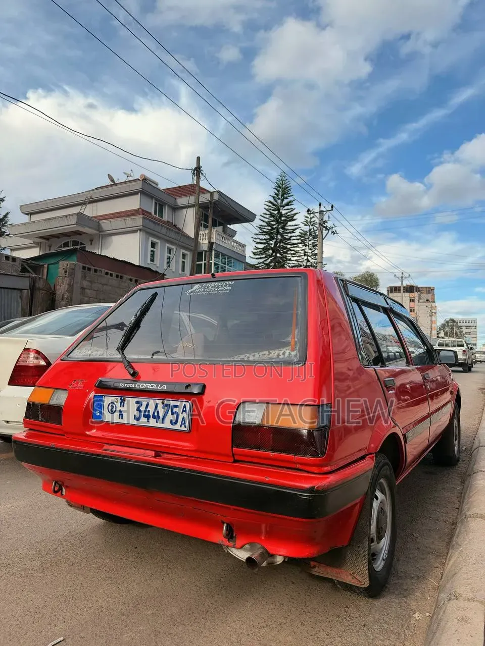 Toyota Corolla 1985 Red