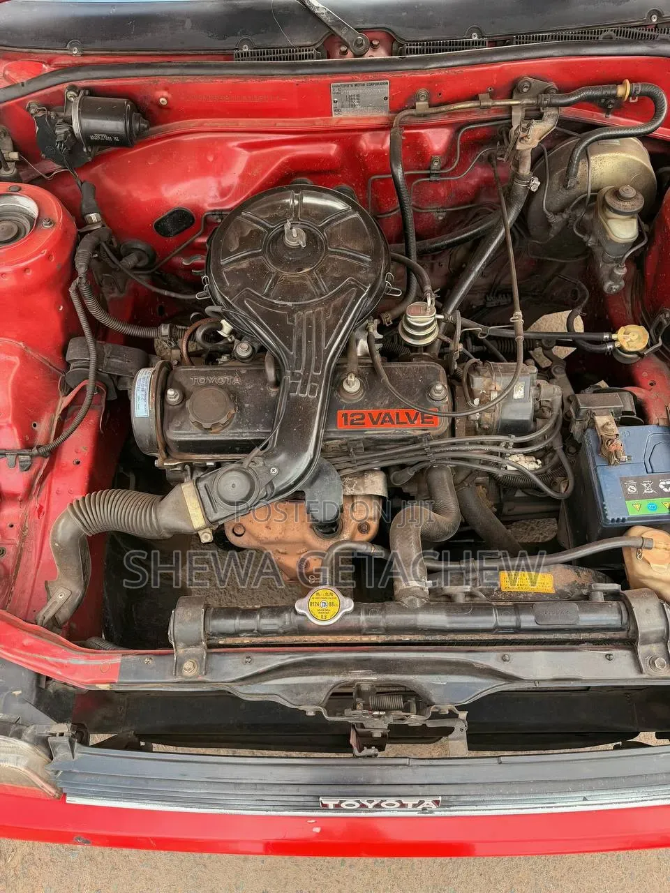 Toyota Corolla 1985 Red