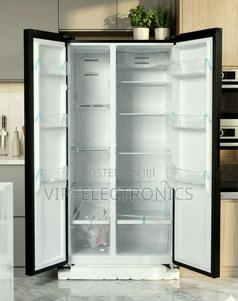 Boss Side by Side Refrigerator –850ss Black Mirror Glass