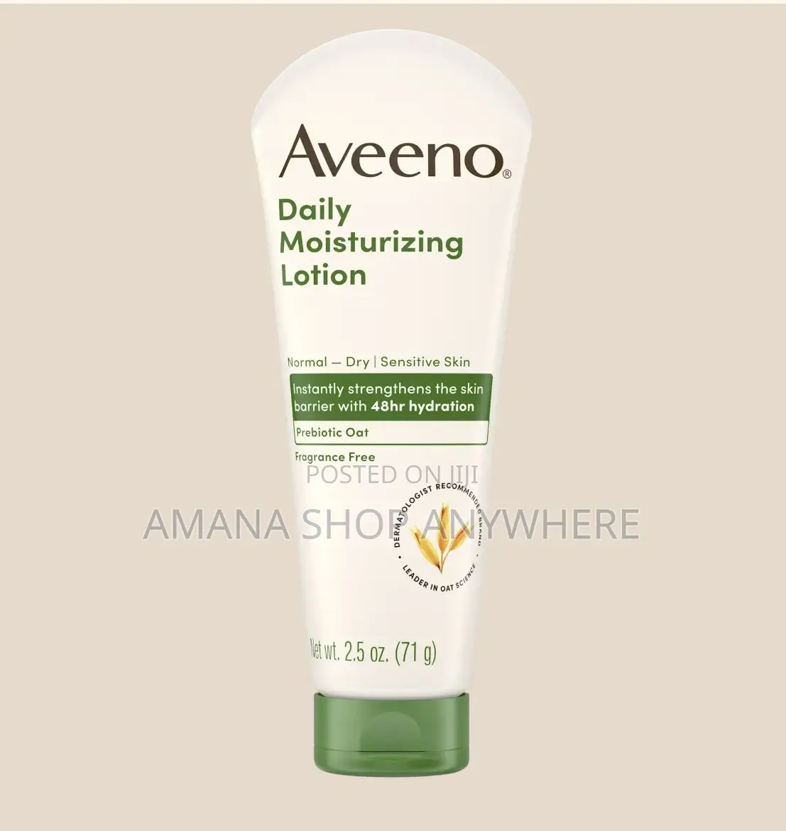 Daily Moisturizing Body Lotion With Soothing Oat