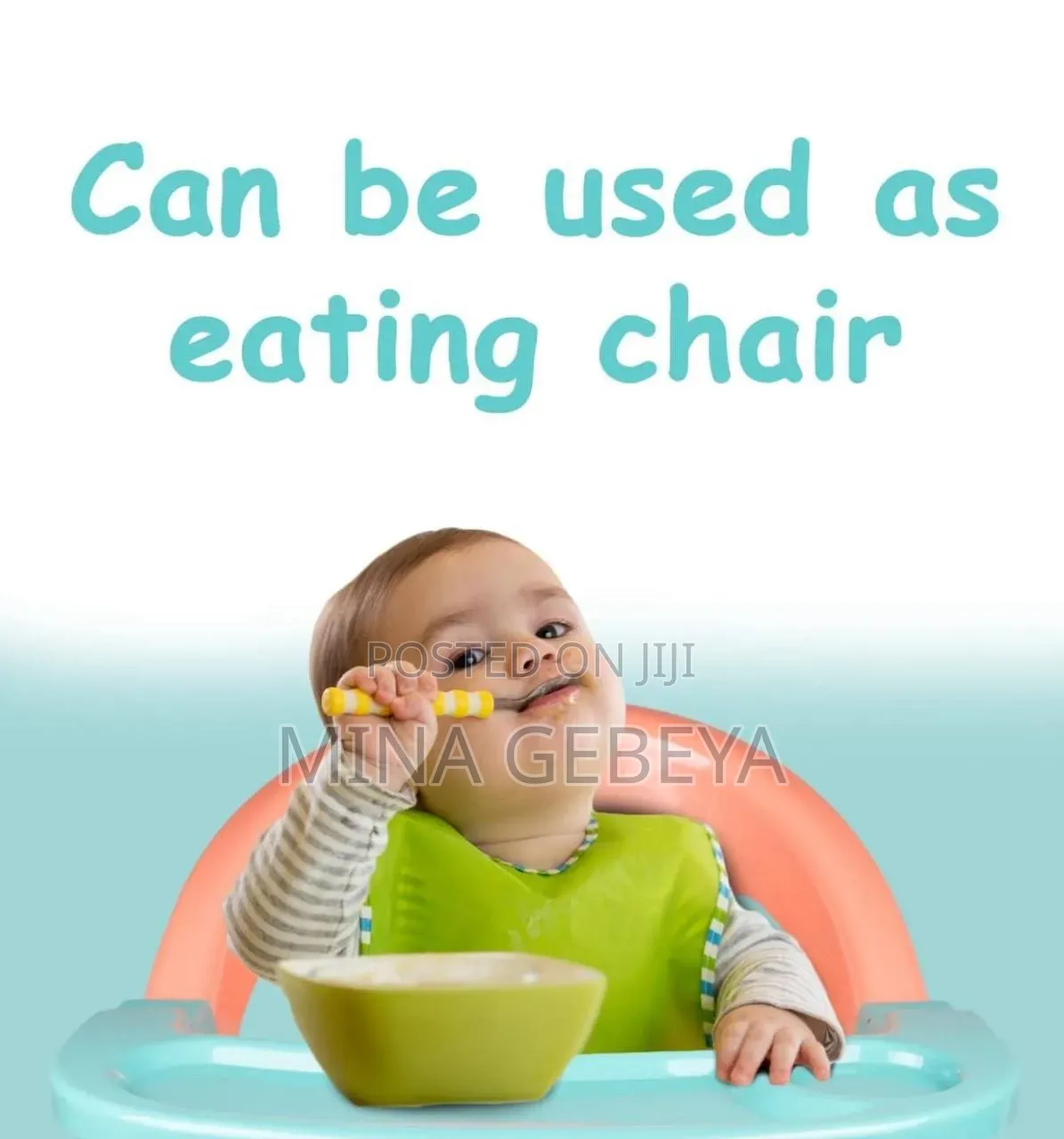 Baby Chair With Attached Table Top Set