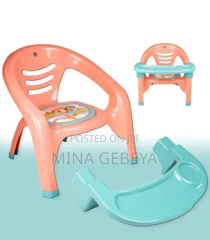 Baby Chair With Attached Table Top Set