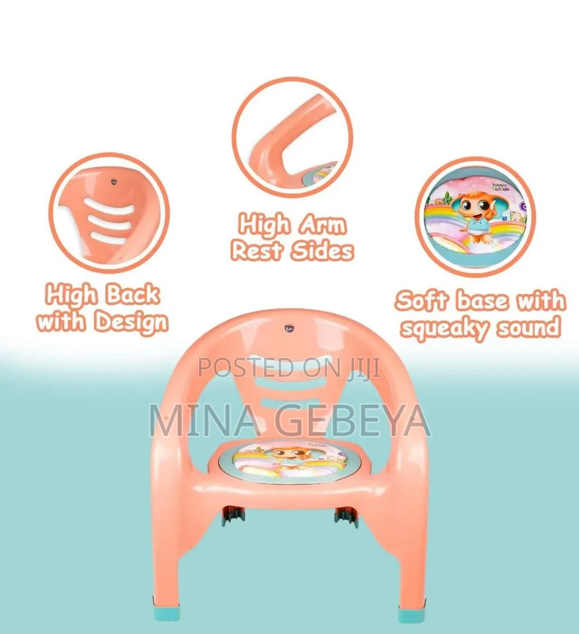 Baby Chair With Attached Table Top Set