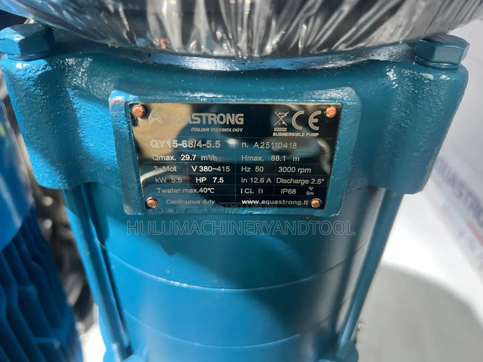 Aquastrong Qy15-68/4-5.5 Submersible Water Pump