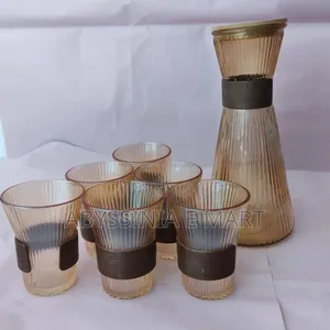 8 Pieces Glass Drinking Set