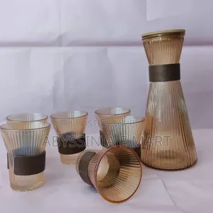 8 Pieces Glass Drinking Set