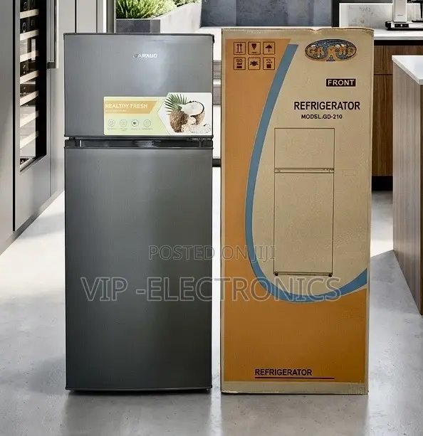 Garad Refrigerator Freezer 210l Garad Gd-210 Double Door