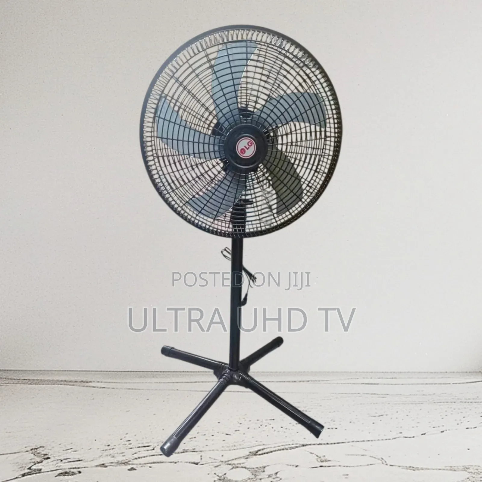 Cooling Floor Fan Lg 18-Inch Standing With a Black Finish. Mode