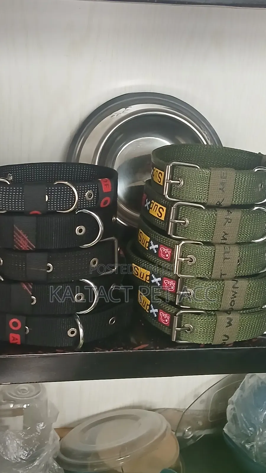 Heavy Duty Metal Buckled Collar