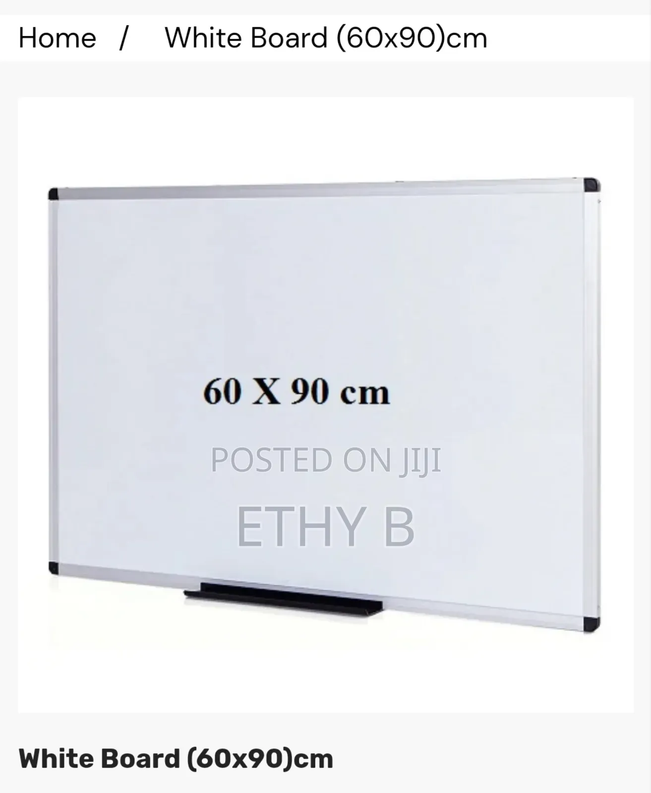 Whiteboard 60x90cm