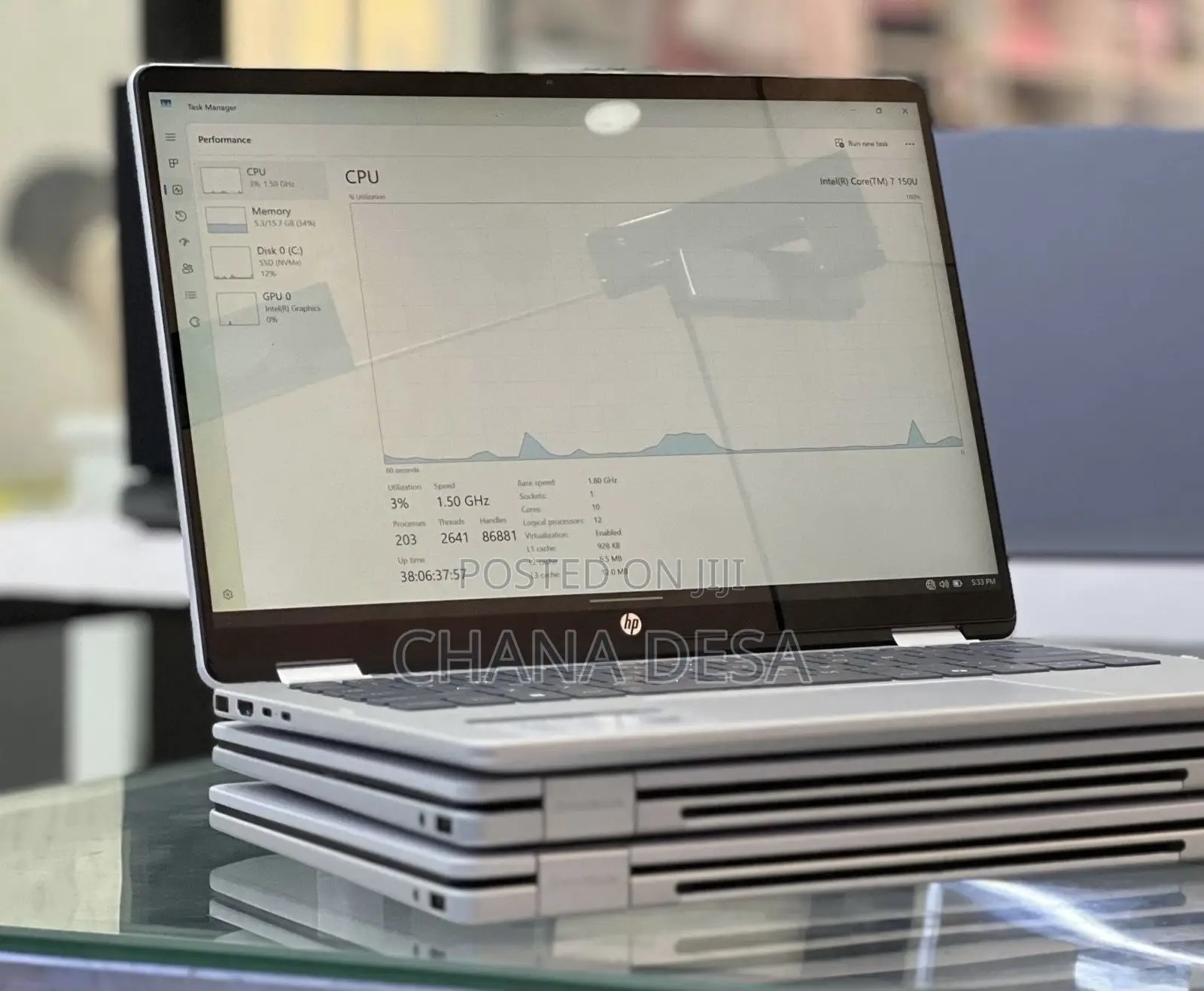 New Laptop HP OmniBook 5 Flip 16GB Intel Core 7 SSD 512GB