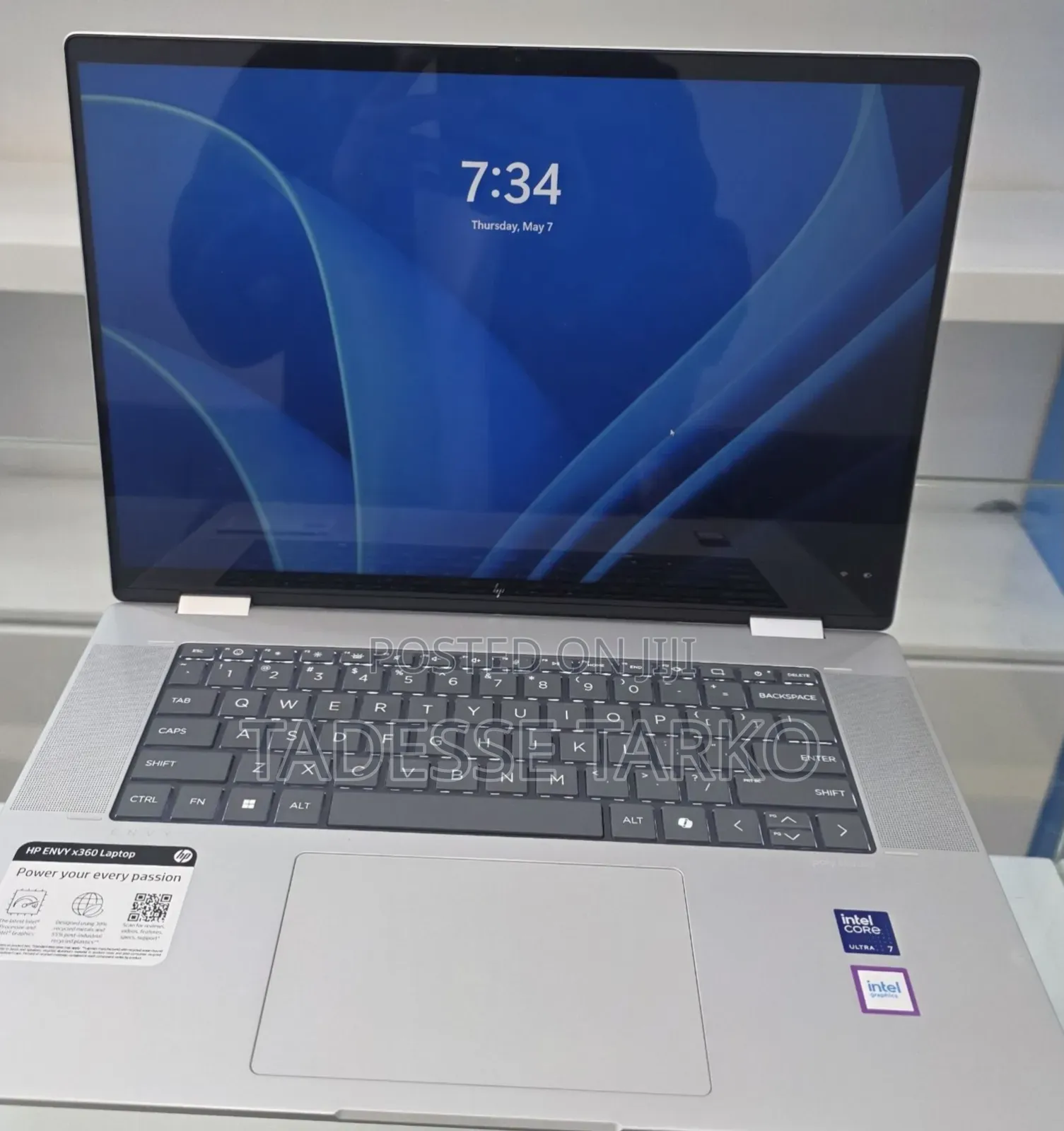 New Laptop HP Envy X360 16GB Intel Core 7 SSD 1T