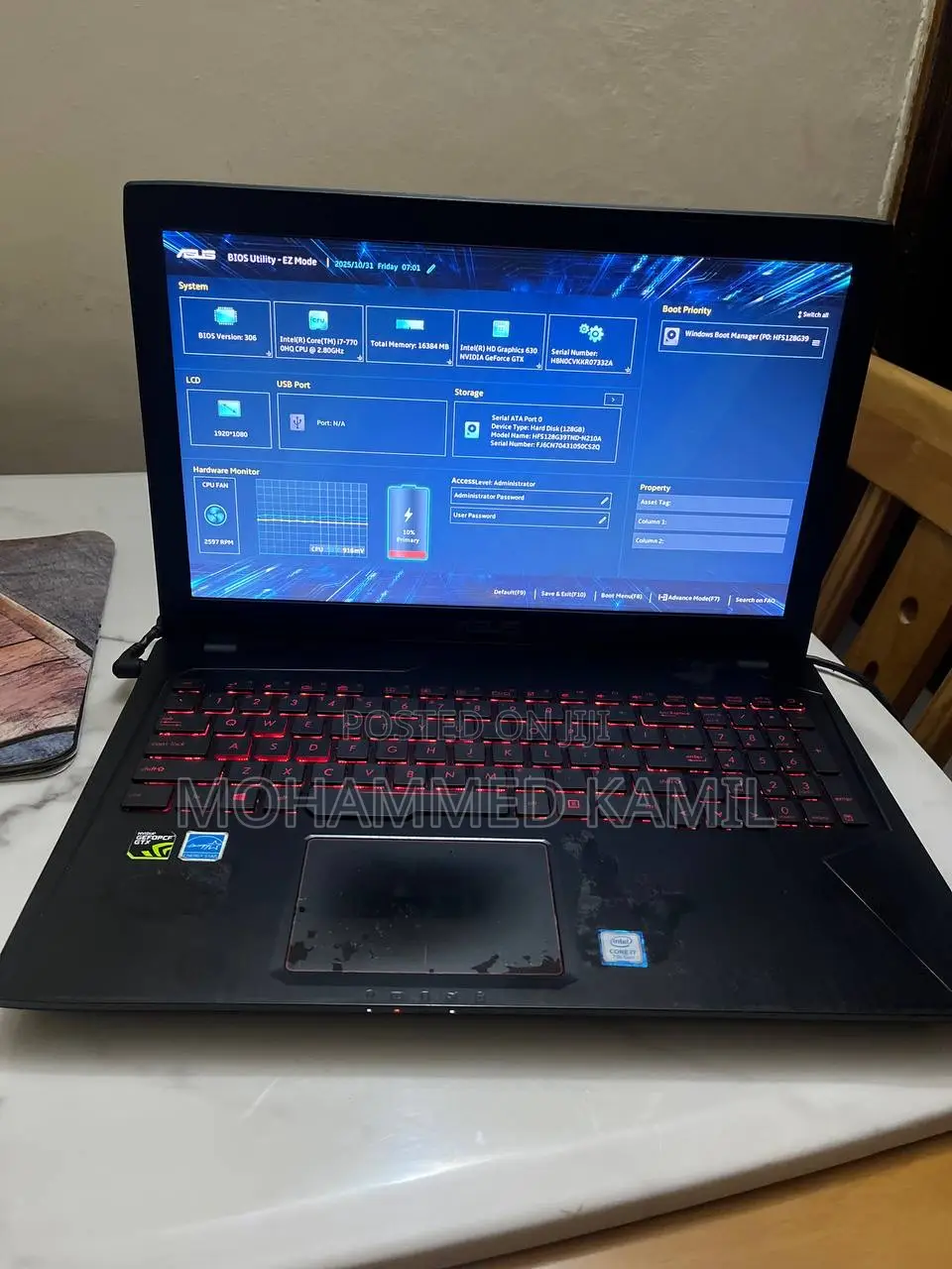 Asus Rog Strix Gl553vd