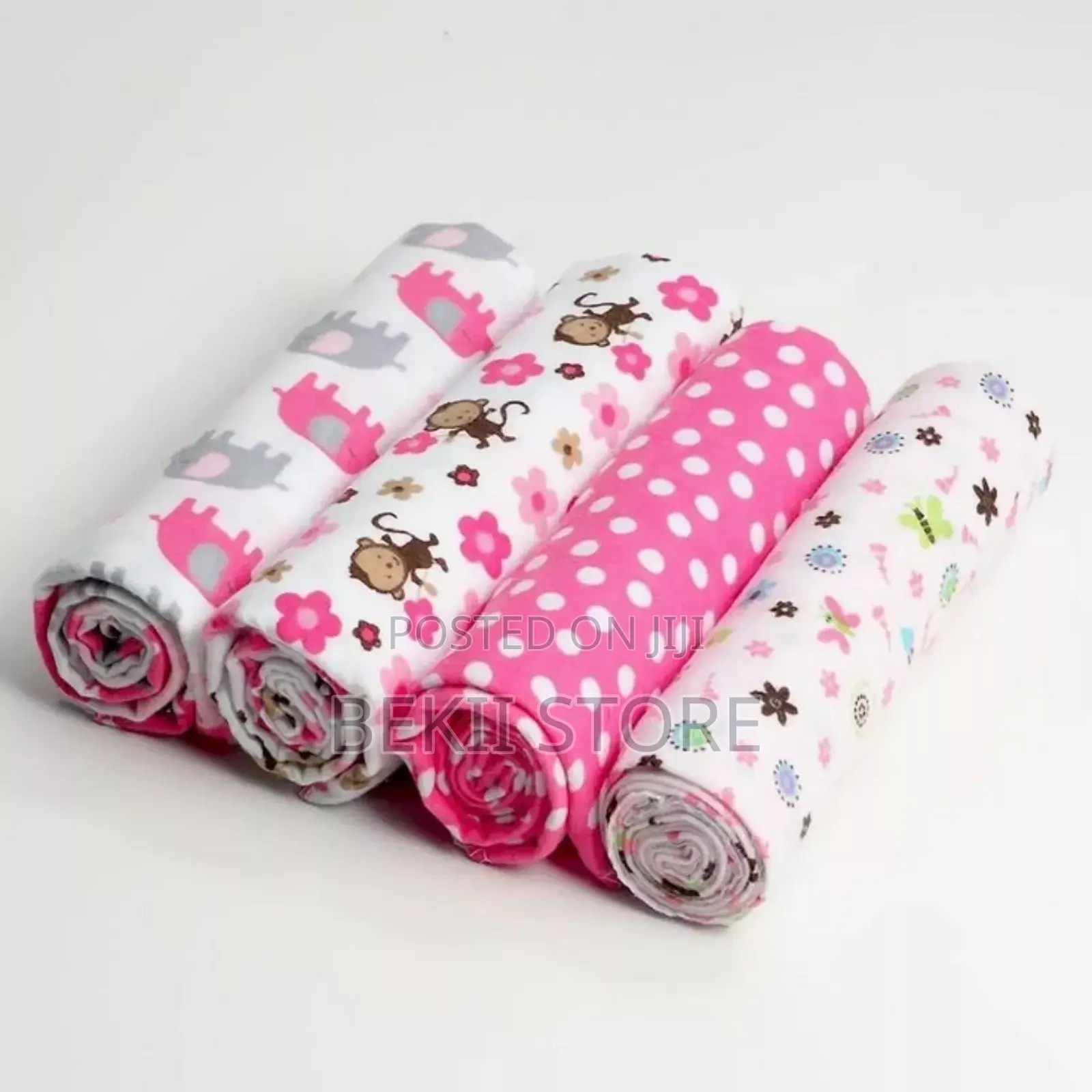 Soft Flannel Reciving Blanket Cotton New Born Baby የሕፃናት ብርድ ልብስ