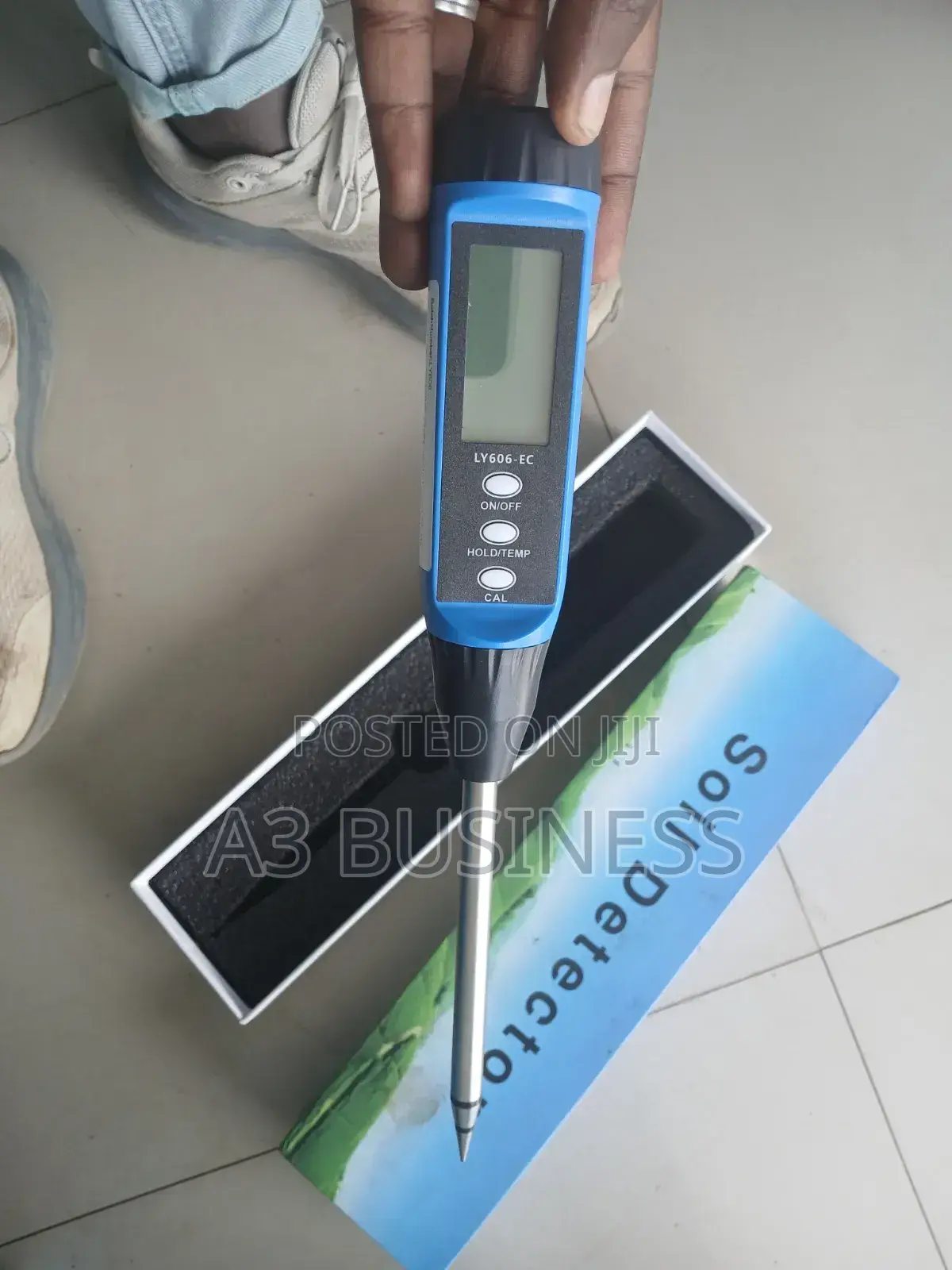ዲጂታል የአፈር መለኪያ (Digital Soil Ec/Temperature Meter)