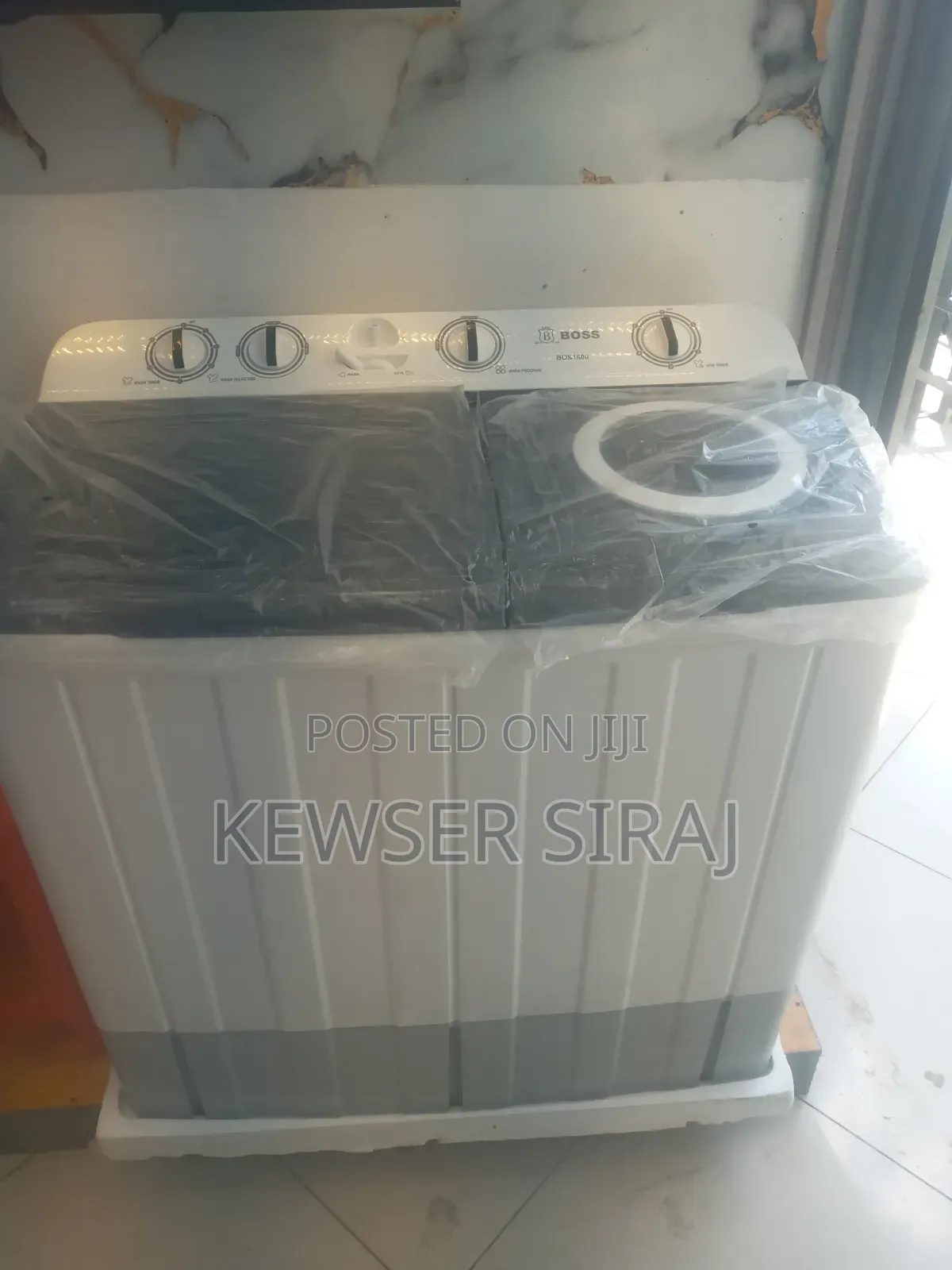 Boss 14kg የልብስ ማጠቢያ ማሽኝ Manual System